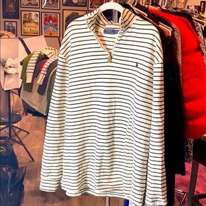 Zip neck stripped Ralph Lauren pullover